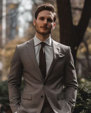 Men's three button outlet suits